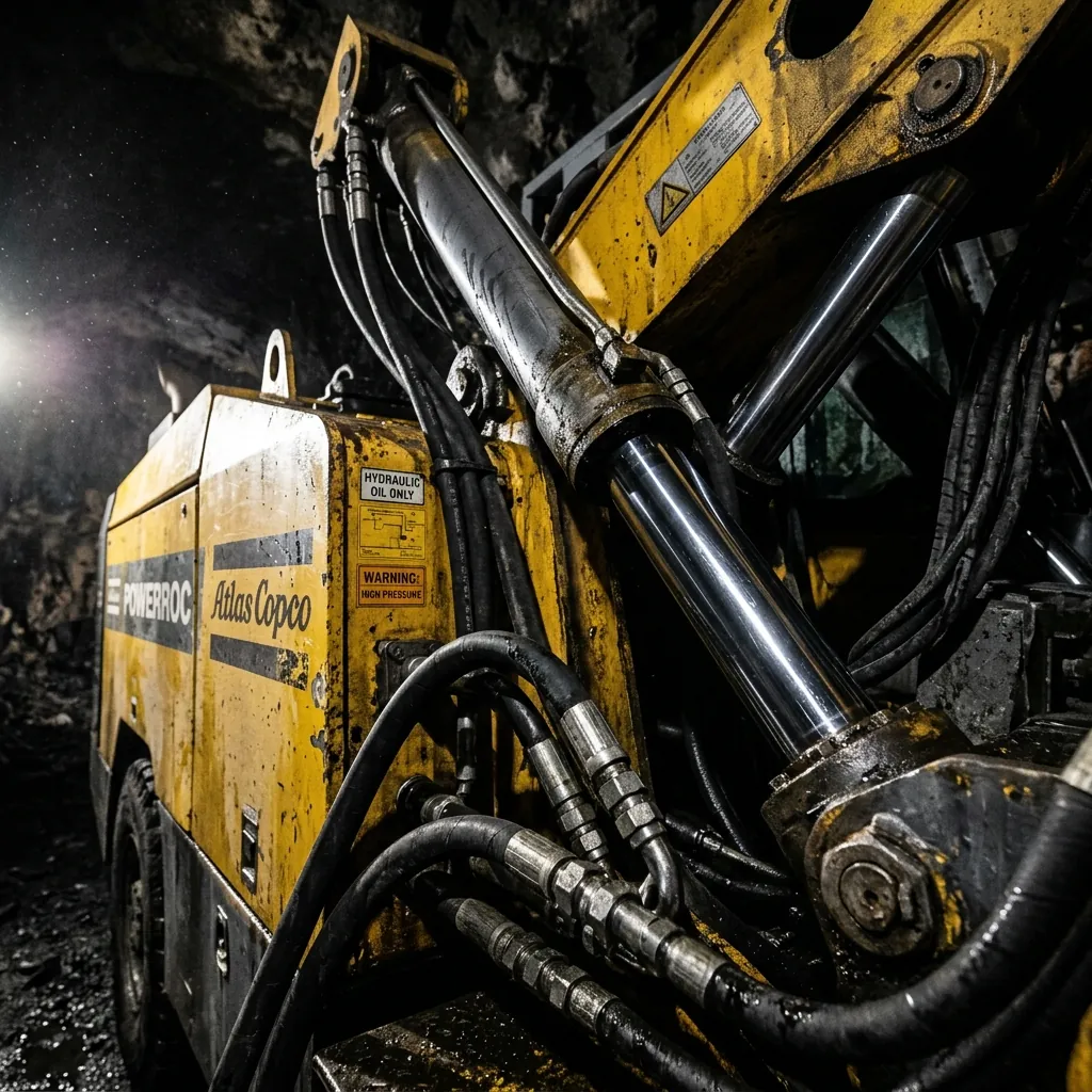 Aftermarket spares compatible with Atlas Copco drilling machines